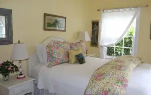 Bedroom in Cottage 3 at the Hope and Glory Inn